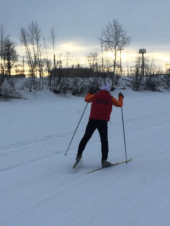 SCUM seen floating down the Chena sm