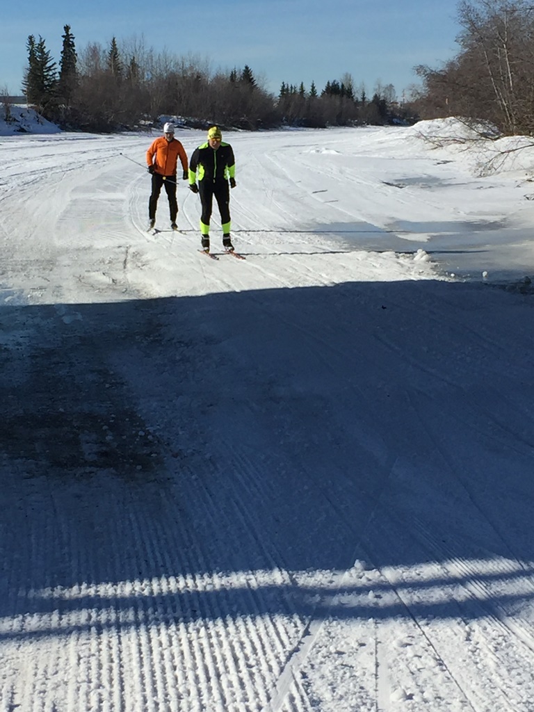 Approaching FWW bridge on Chena River.jpg
