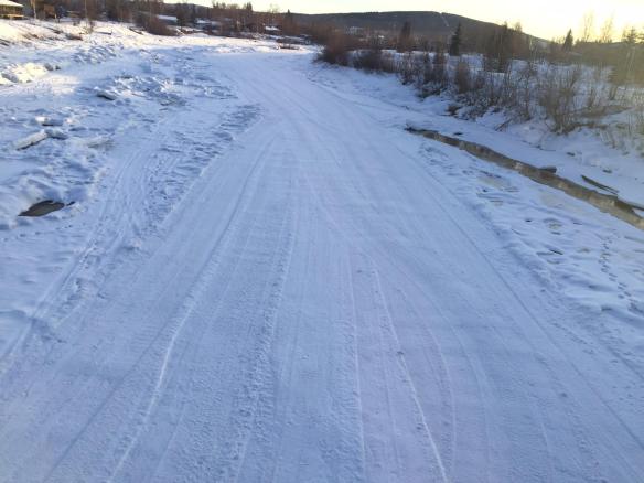 Chena River narrow spot