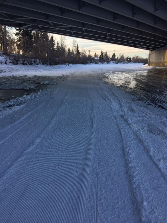 Photo from under the foot bridge