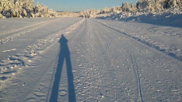 Chena River skiing 2-6-18 sm