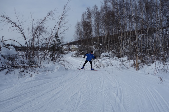 FWW trail over pond area between ski area and Ski Road sm