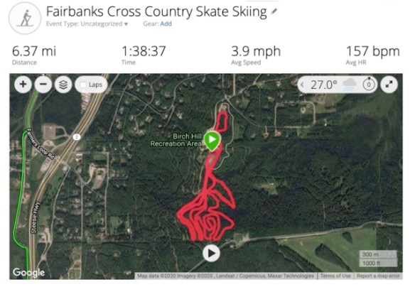 Joanna's skate 10 km